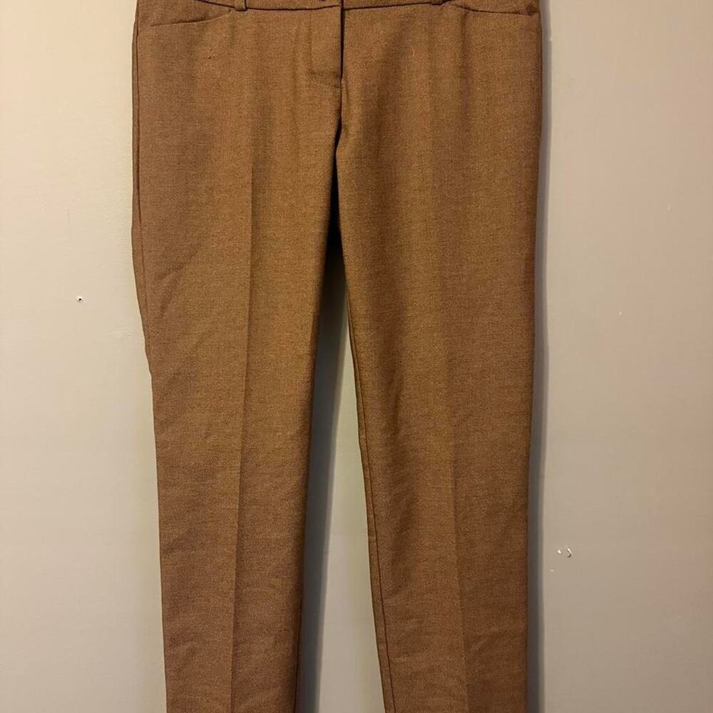 The Limited Womens 2 Brown Tailored Pants Straight Leg Y2K Trousers